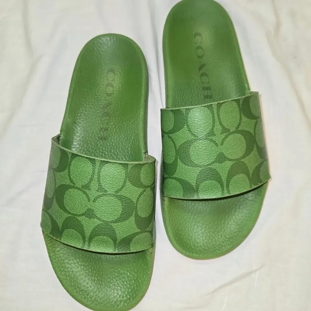 Coach Men's Green Sandals